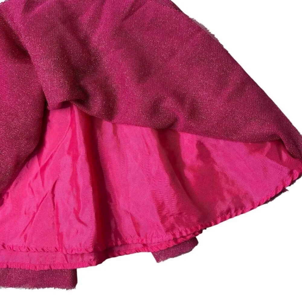 Gap kids Magenta Glitter Tule Skirt Size 6-7
